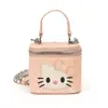 Mini Caja de Hilo de Bordar Transfronterizo Bolso de Mano para Mujer, Bolso de Hombro de Nicho para Viajar al Trabajo, Bolso Cruzado Infantil con Dibujos Animados Lindo y Elegante