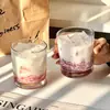 Vaso de Vidrio Simple, Taza de Leche, Vaso para Agua con Gas, Vaso de Jugo Estilo Ins, Vaso para Bebidas Frías, Vaso para Café Helado Latte Americano