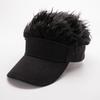 Nueva Peluca Gorra de Béisbol Hip Hop Divertida Integrada para Exteriores Ala Ancha Pico de Pato Sombrero para el Sol Sudeste Asiático Artículo Caliente Transfronterizo