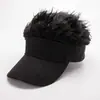 Gorra de Béisbol con Peluca Nueva Hip-Hop Divertida Todo en Uno Visera de Pico para Exteriores Estilo Caliente Transfronterizo Sudeste Asiático Versátil