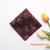 Leer primavera e verão novo terno dos homens toalha de bolso quadrado fios tingidos jacquard poliéster lenço quadrado de seda fábrica atacado