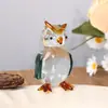 Adorno Creativo de Búho de Vidrio Estilo Japonés, Animal de Vidrio Lindo Hecho a Mano para Decoración del Hogar, Recuerdo de Viaje, Superventas Transfronterizo