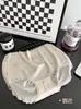 Ropa interior sin costuras ultrafina para mujer, superelástica, de secado rápido, transpirable, interior de algodón puro, calzones delgados de tiro medio de seda de hielo de fresa para niñas