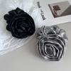 Elegante Sencillo Flor Rosa Anillo para el Cabello Intestino Grueso Cuerda para el Cabello Tela Avanzada Flor para el Cabello Cuerda para el Cabello Anillo para el Cabello Accesorios para el Cabello