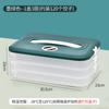 Caja Especial para Dumplings Caseros, Caja Portátil para Congelador de Conservación Fresca para Refrigerador, Caja de Almacenamiento Transparente Multicapa