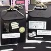 Caja de Regalo de Caramelo de Cuero de Vaca Marrón Retro Ins Pequeño Regalo Material de Empaque para Envío Bolso Satchel Estéreo Bolsa de Regalo