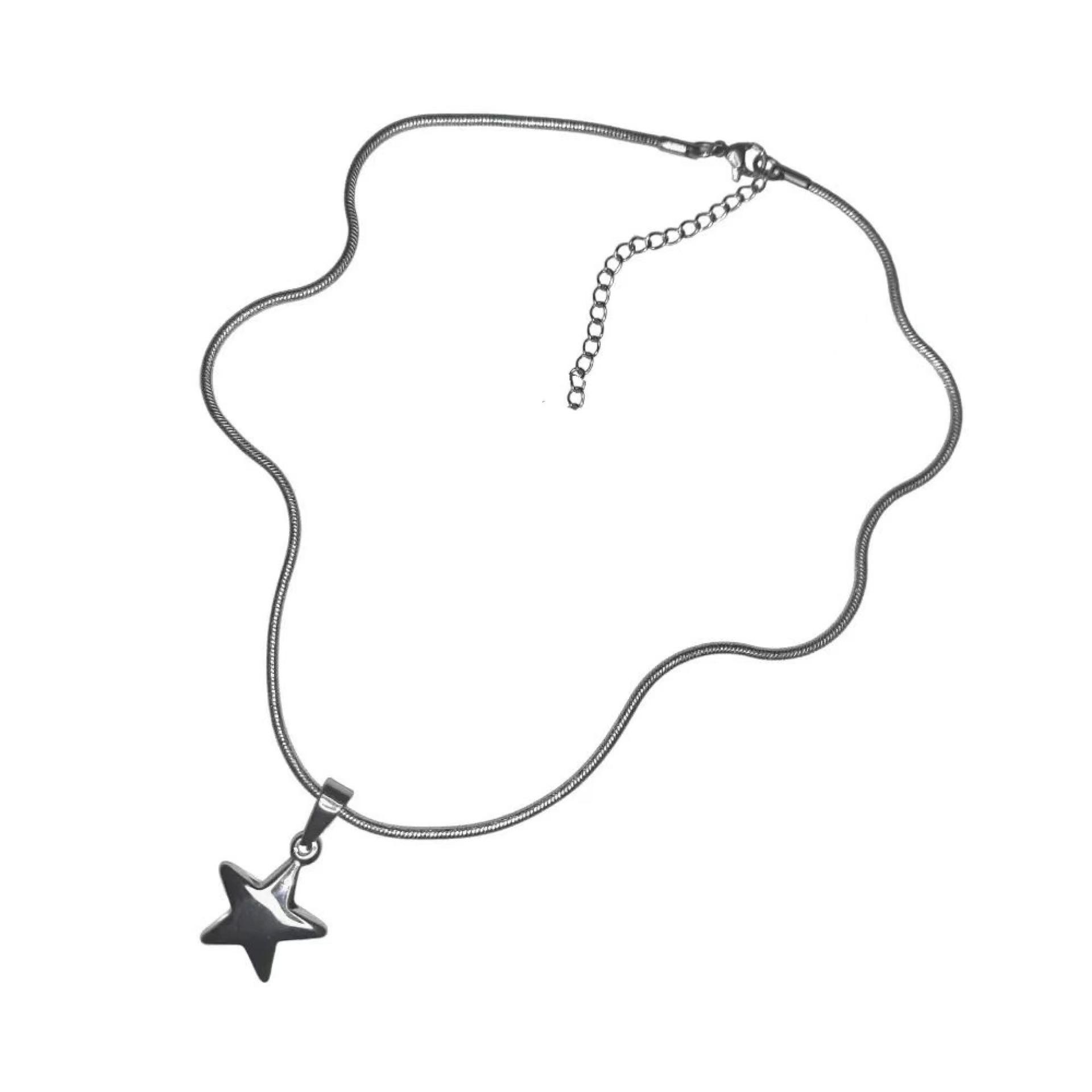 AQ-4255-银色项链-蛇链