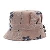 Sombrero para Otoño e Invierno de Mediana Edad y Personas Mayores Sombrero de Maceta Floral Nuevo Sombrero de Pescador con Protección Solar Sombrero Plegado de Abuela Sombrero de Anciana Flor Grande