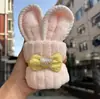 Toalha de Coelhinho de Lembrança, Design Fofo, Presente de Aniversário, Lembrancinha de Casamento, Pequeno Presente Prático e Criativo para o Dia da Mulher