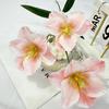 Simulación de nuevo producto transfronterizo: tulipanes 3D para boda, camino de flores, hilera de flores artificiales, decoración de mesa, diseño de hotel, flores hechas a mano