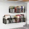 Estante de Almacenamiento para Mesita de Noche para Dormitorio Litera Superior e Inferior, Organizador de Snacks, Cama de Dormitorio, Cesta Colgante para Pared de Baño