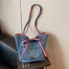 Bolsas Transfronterizas para Mujer 2025 Verano Nueva Moda Simple Estilo Extranjero Bolso de Hombro Gran Capacidad Casual para Viajes Diarios Bolso Cruzado