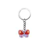 Llavero Colgante Mariposa PVC Pegamento Suave Hebilla Decorativa DIY Colgante Mochila Escolar Amazon Regalo Decorativo Venta al por Mayor en Stock