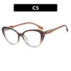 Gafas de ojo de gato retro de espejo plano 2024 nuevo armazón de gafas anti-luz azul se puede equipar con gafas para miopía para cara pequeña, armazón de gafas liso para mujer