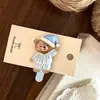 Grampo de Cabelo Pijama de Ursinho Fofo Urso Cartoon Menina Presilha Lateral Bico de Pato Estilo Menina Suave Estilo Ins Versátil Estilo Floresta Presilha de Cabelo