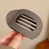 Pinza para el Cabello Plana de Acetato Estilo Coreano para Mujer, Pinza Floral de Lunares Dulce y Versátil, Pinza de Tiburón Grande para Recoger la Mitad del Cabello en la Parte Posterior de la Cabeza