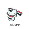 Em Estoque Vestido Rosa Japonês Fofo Broche de Gato Decoração de Adesivo para Capa de Celular Mercadoria de Menina Presente Fábrica de Personalização