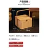 Cesta de bambú hecha a mano caja especial para zongzi pastel de luna caja de regalo de bambú de alta calidad cangrejo peludo fruta embalaje exterior vacío