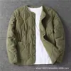 Jaqueta matelassada grossa Daifa outono e inverno nova masculina versátil estilo retrô moderna jaqueta acolchoada de algodão jaqueta acolchoada de algodão masculina