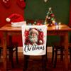 Capa de Encosto de Cadeira de Natal Transfronteiriça Capa de Cadeira de Natal Timu Dropshipping Decoração de Encosto de Assento de Mesa de Jantar
