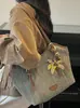 Bolsa de Pano Casual da Moda com Design de Nicho de Verão Exquisite para Passeio Bolsa de Ombro Versátil de Grande Capacidade Bolsa Feminina