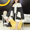 Otoño e Invierno 2024 Nuevo Estilo Versátil Estilo Coreano Suelto Grueso Imitación Visón Terciopelo Exterior Suéter Cárdigan Chaqueta para Mujer