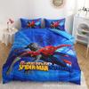 Fábrica por atacado Spider-Man quatro peças crianças estudante quatro peças Optimus Prime cartoon impresso colcha capa uma geração