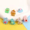Nova venda quente dos desenhos animados animal série resina pequenos acessórios Handmade diy Phone Case Geladeira adesivo cartão acessórios lote