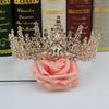 2022 Corona Barroca Joyería de Boda Accesorios para el Cabello Corona Tocado de Novia Estilo Europeo y Americano Cinta para el Cabello Fábrica Transfronteriza Caliente