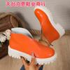 Sapatos de Moda Feminina Europeus e Americanos Primavera e Outono 2025 Atacado Comércio Exterior Transfronteiriço Tamanho Grande Mocassins Slip-On Sapatos Femininos Tamanho Grande