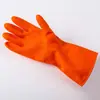Guantes protectores industriales nuevos de látex ligero resistentes a ácidos y álcalis para limpieza del hogar 100g