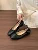 Sapatilhas Chuyuji Estilo Doce Francês com Laço para Mulheres, Sapatos de Avó Aumentadores de Altura para Primavera e Outono, Mocassins de Boca Rasa