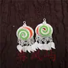 Pendientes Vintage Bordados Hechos a Mano de Estilo Étnico de Moda con Borlas Pequeñas, Joyería de Plata Miao de Yunnan, Color Blanco, Tamaño 41