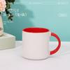 Caneca de café com transferência térmica em branco, caneca criativa com logotipo para impressão, presente de formatura