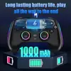 Controlador Popular para PS5 con Joystick de Efecto Hall, Programación de Macros Magnéticas, Micrófono, Controlador de Juego Bluetooth Inalámbrico, Luces RGB, Modelo Nuevo