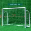 Estrutura de Gol de Futebol Padrão para Campo Externo Gol de Futebol para Futsal 7 Society Gol de Futebol para Competição Escolar 11 Society Embutido no Solo