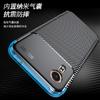 Funda para Samsung Xcover7, funda blanda de TPU antigolpes de fibra de carbono simple.