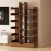 Apartamento pequeño, estantería simple, de pared, de pie, pequeña, estante de almacenamiento moderno, diseño minimalista y moderno, adecuado para uso doméstico, estantería para dormitorio