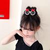 Gafas de sol para niños anillo para el pelo gafas anillo para el pelo de intestino grueso temperamento bebé niña pequeña no daña la cuerda del pelo alta elasticidad accesorios para el pelo de cola de caballo