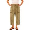 2026 Pantalones Anchos Sueltos para Mujer Amazon Transfronterizos Moda Casual Transpirables Adelgazantes Cintura con Cordón Pantalones Casuales Pantalones de Chándal