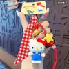 Chaveiro de Pelúcia Autêntico Sanrio Sweetheart Hello Kitty Gato KT com Óculos Pingente de Bolsa Exclusivo da Série Miu