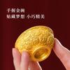 Adesivos de Geladeira Tigela de Arroz Dourada Museu da História da Cidade Proibida Wenchuang Tang Yuanyang Padrão de Lótus Shaanxi Xi'an Lembranças Turísticas