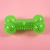 Brinquedo de osso para cachorro em TPR, durável e mastigável, para limpeza de dentes, faz barulho, acessório para pet com pontas, ferramenta de treinamento de mastigação para cães