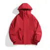 Chaqueta Cortavientos Minimalista de Superficie Limpia Cuello Alto Serie de Cuatro Colores Retro Uso Diario Viaje Casual Versátil Impermeable para Exteriores