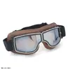 Gafas Kading gafas retro gafas de motocicleta gafas protectoras gafas Harley gafas T13 marco plateado