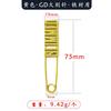 Hebilla de pin de fábrica al por mayor con hebilla de color para ropa, accesorios, pin para colgar etiqueta de tienda de ropa, insignia de metal al por mayor