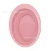 Ponto Oval Pincel de Maquiagem Dobrável Silicone Tigela Esfoliante Beauty Egg Esponja de Pó Ferramenta de Limpeza Pad Esfoliante com Pontos Elevados