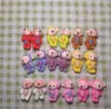 Muñeco de peluche de algodón pequeño mini oso articulado DIY decoraciones accesorios materiales para ropa accesorios venta al por mayor