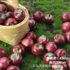 Juguete de Comida en Miniatura Fruta Simulación Manzana Estéreo 3D Adorno DIY Paisaje en Miniatura de Resina Decoración Casa de Muñecas