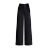 Calça Pantalona Elástica com Flocagem Feminina 2026 Outono/Inverno Nova Cintura Alta Emagrecedora Estilo Mom Elegante Versátil Casual